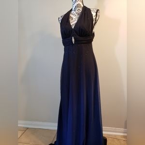 Blue ombre formal dress